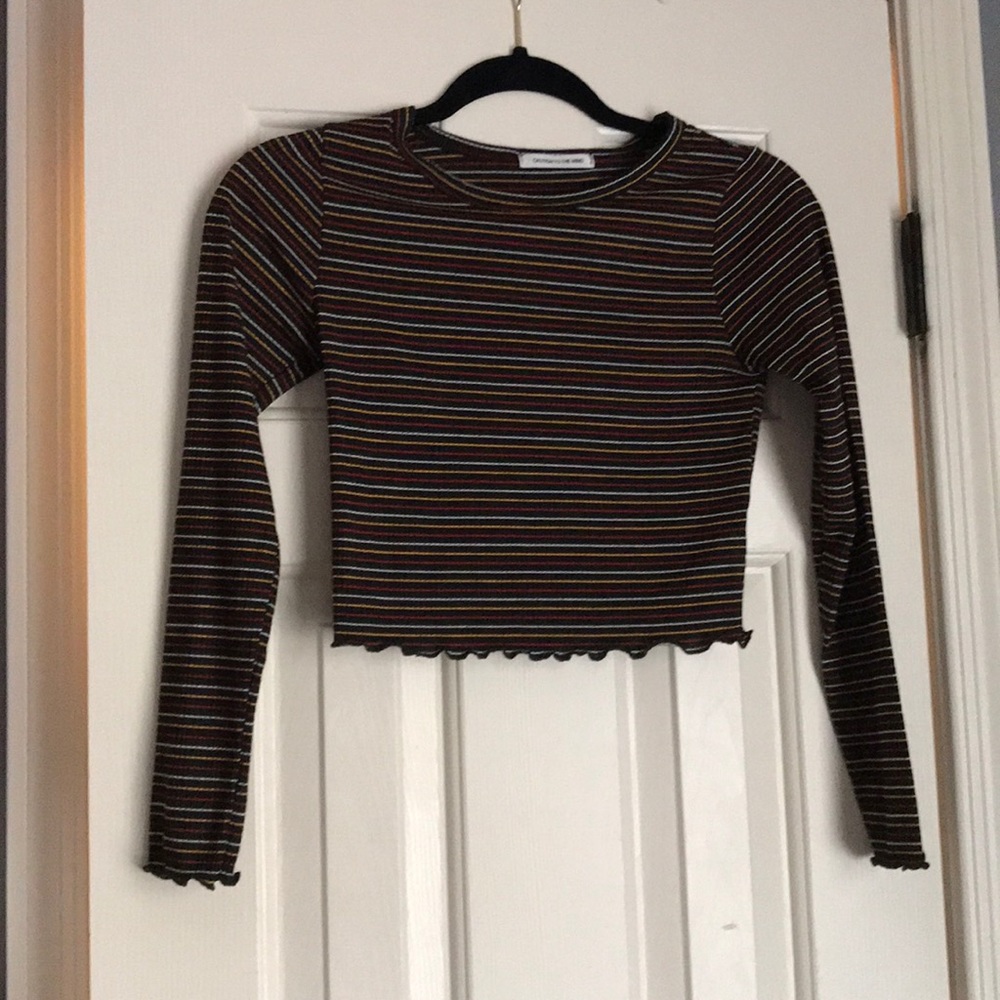 Long sleeve striped shirt